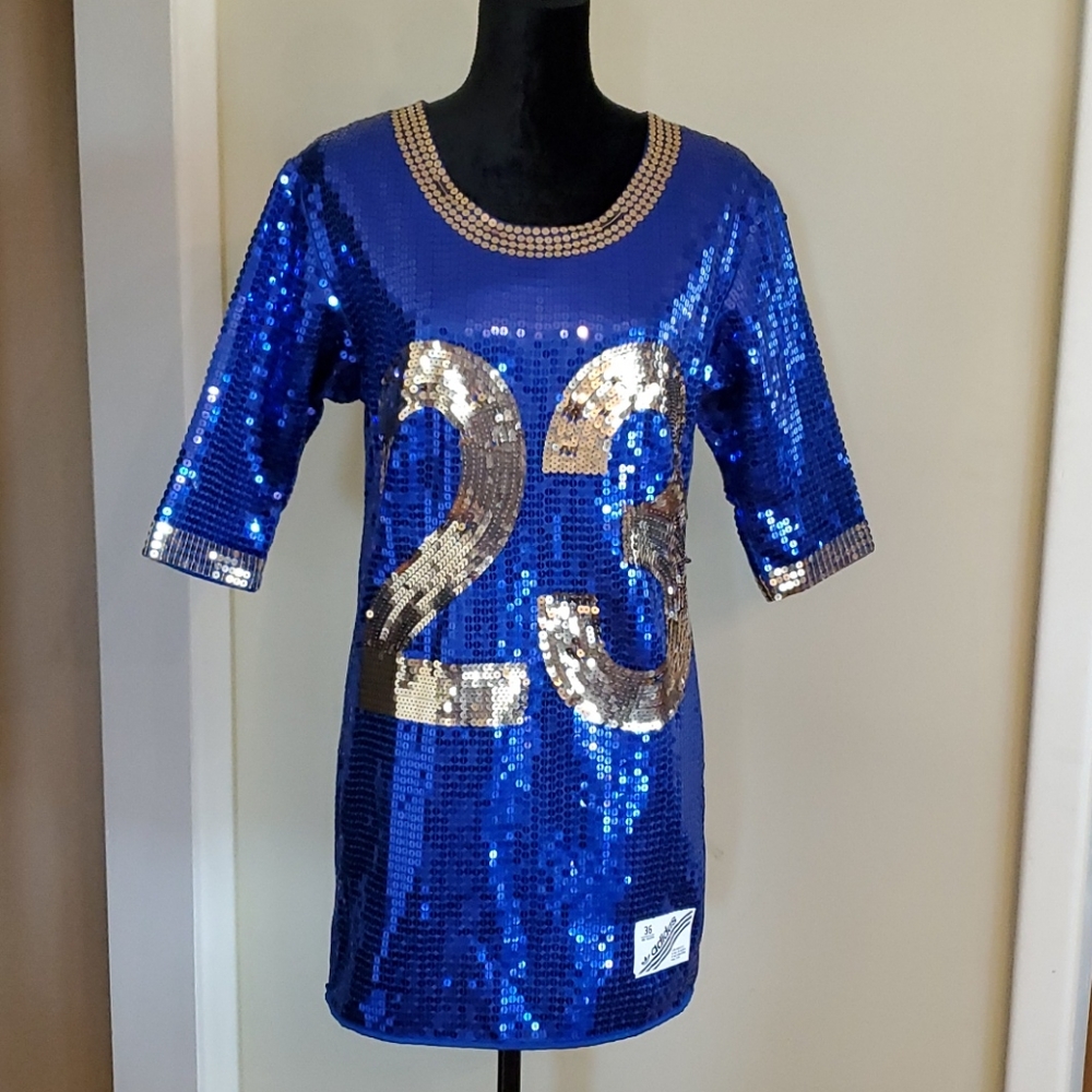 Adidas × Jeremy Scott Sequin Shirt Dress size 4